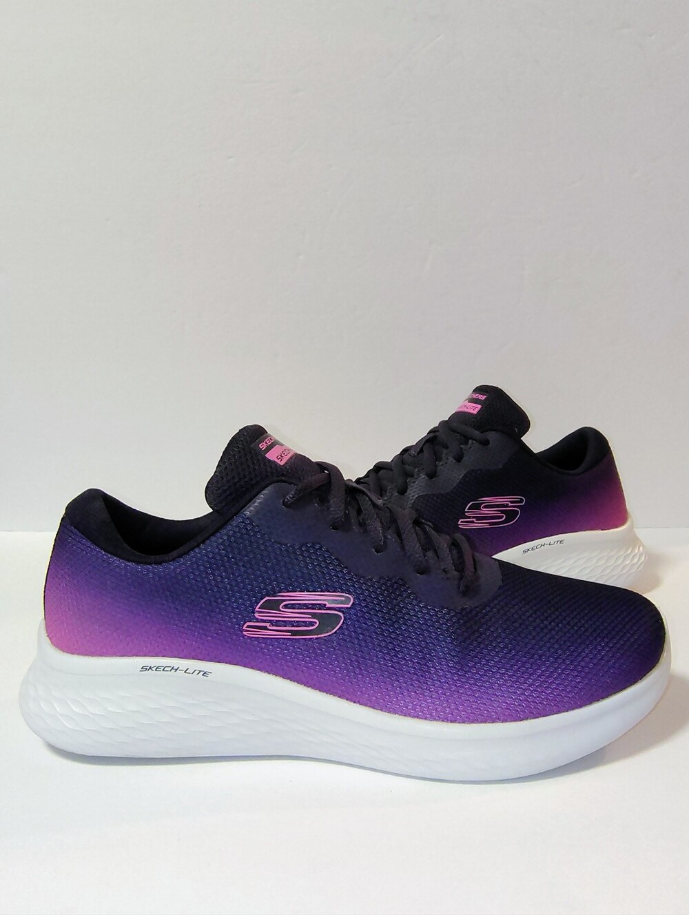 Skechers Women's Fade Out Skech-Lite Pro Walking Lace-up Athletic Sneakers 8.5 - Picture 7 of 14